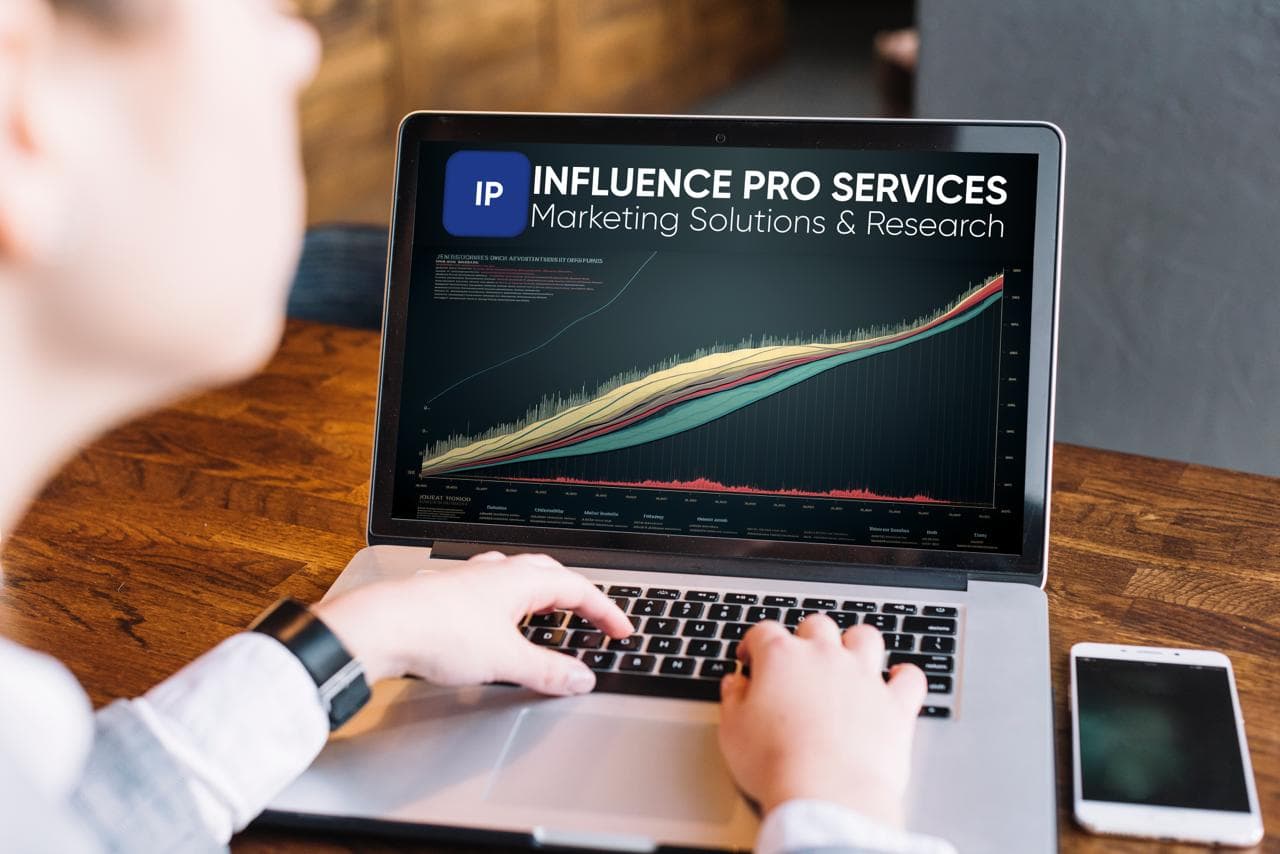 Modern office with city skyline view